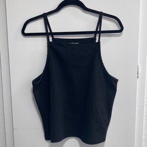 Madewell Seersucker Apron Tank Top
